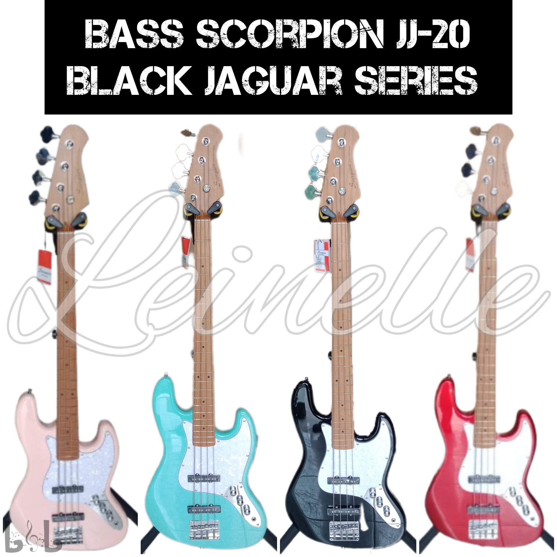 Bass Scorpion JJ-20 Black Jaguar Series
