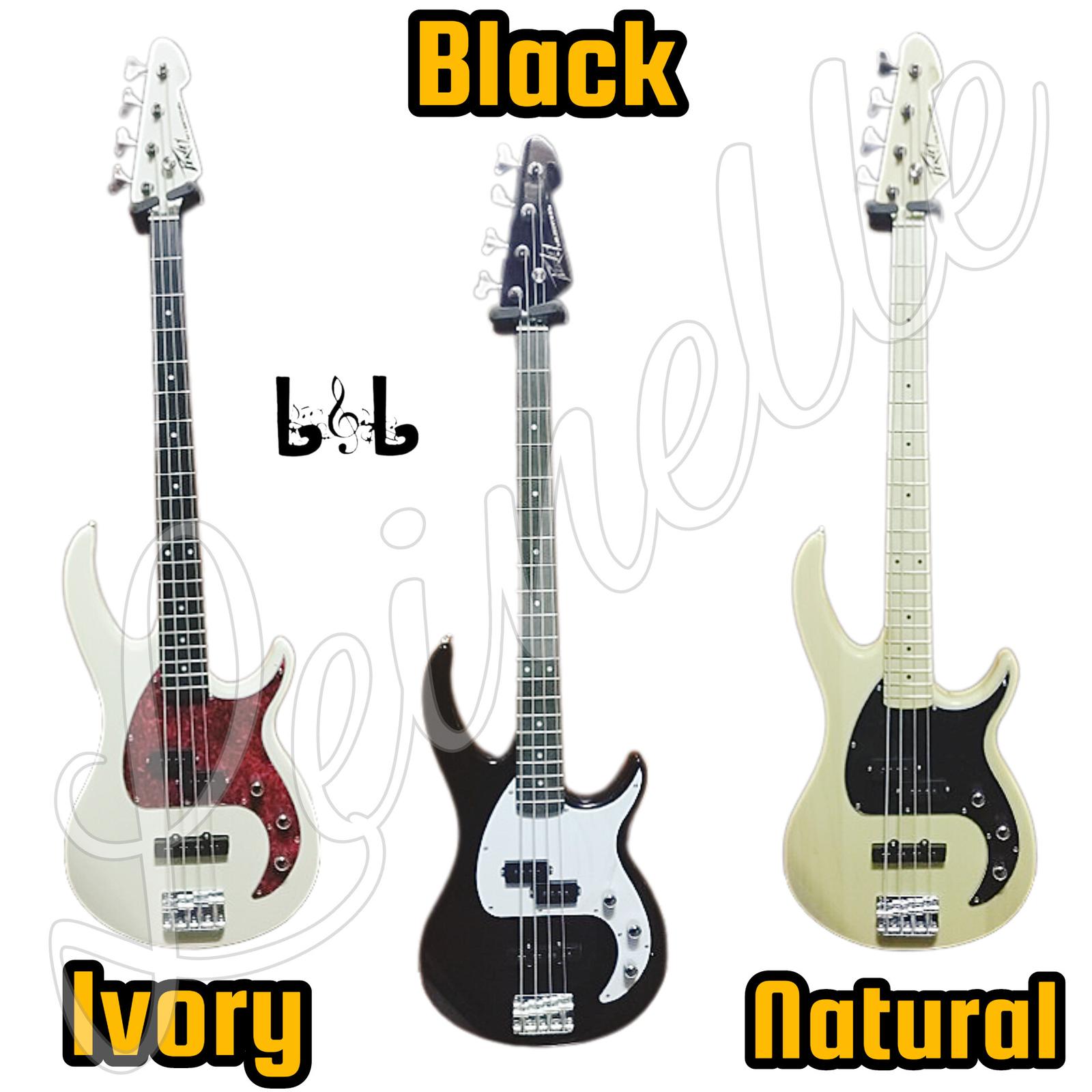 Electric Bass Elektrik Gitar Bas Listrik Peavey Milestone - Ivory