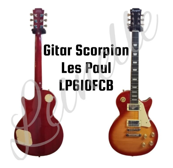 Scorpion LP610FCB Gitar Elektrik Electric Guitar model Les Paul - Warna