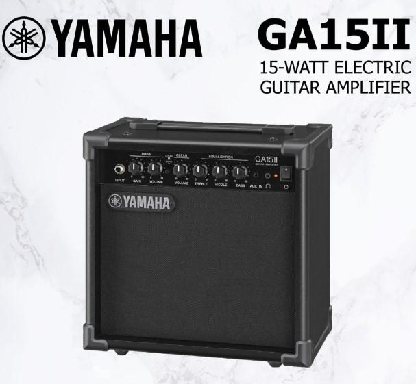 Yamaha GA15II Guitar Amplifier - Ampli Gitar GA15 II / GA 15II - GA 15 -Hitam