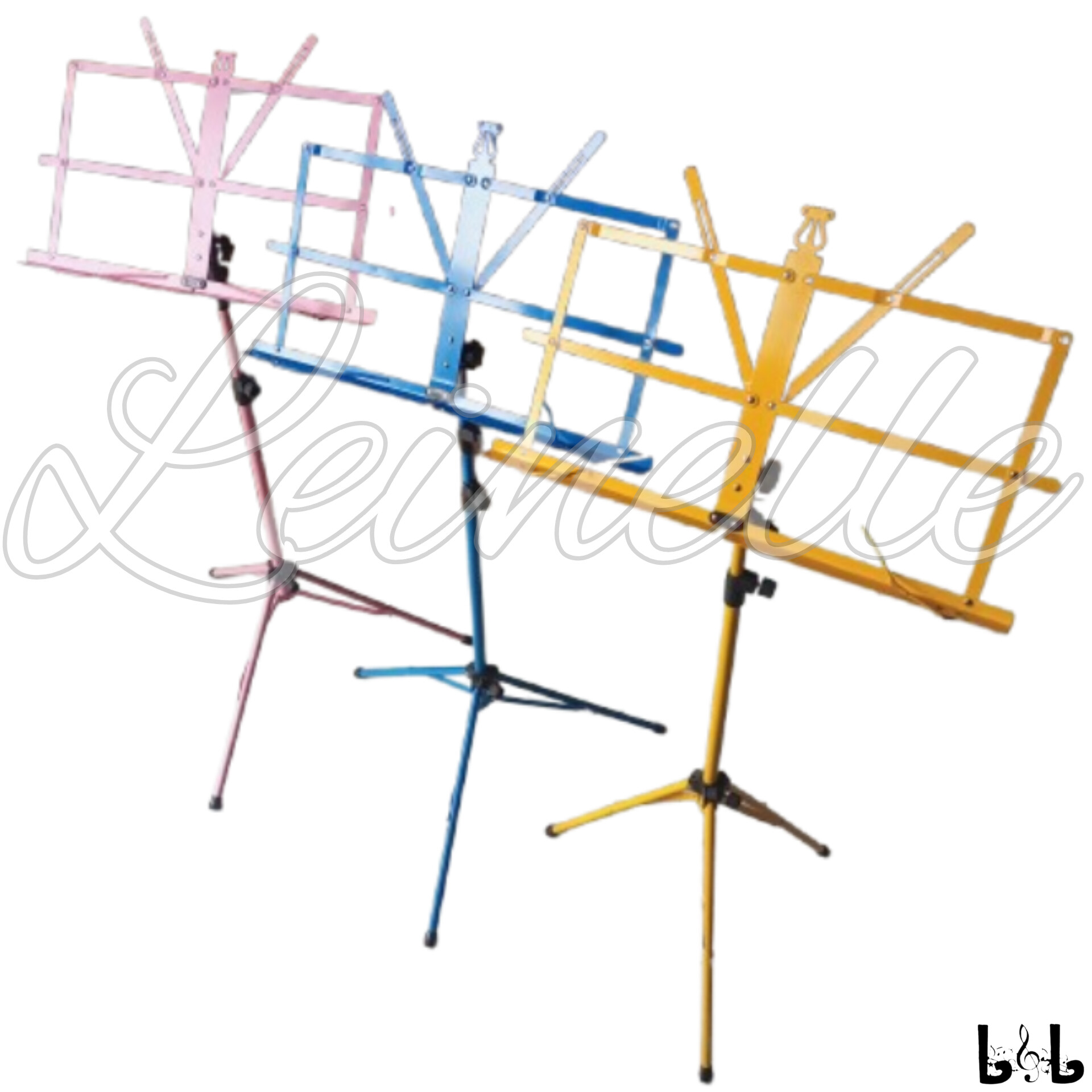 Stand Partitur Book Lipat Warna Termasuk Tas Merk Philip Artz