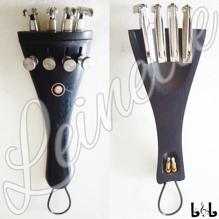 Viola Tail Piece Biola Alto Termasuk Fine Tuner & Tailgut